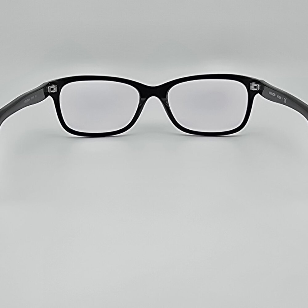 Coach HC6089 5002 Gloss Black Silver Full Rim Eyeglasses Frame 51-16-135 - Picture 4 of 13